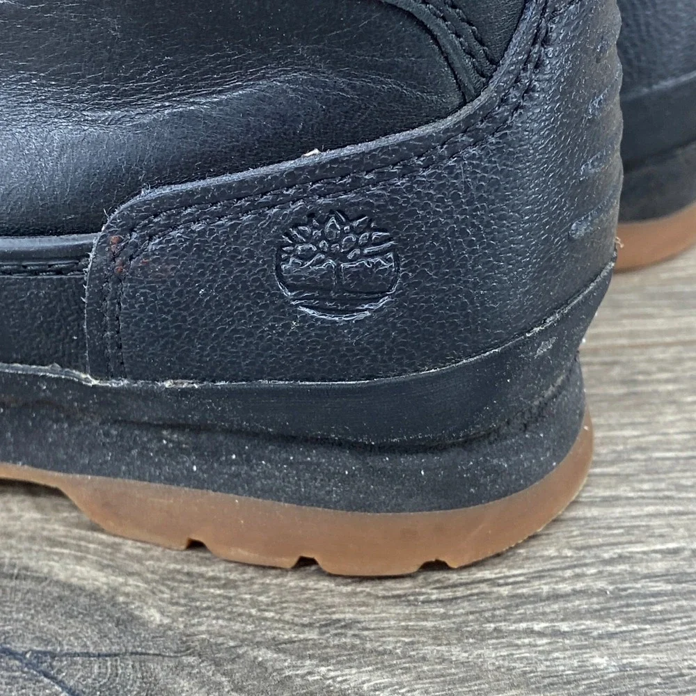 Timberland Euro Hiker Shell Junior Hiking Boots Kids Boy's‎ Size 12 Black A1NJF
